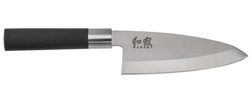 Nóż Deba KAI Wasabi Black, 15 cm