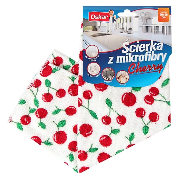 Oskar Delko CHERRY ścierka mikrofibra 33x33cm  68370
