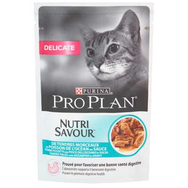 Purina Pro Plan Cat Delicate ryba oceaniczna saszetka 85g