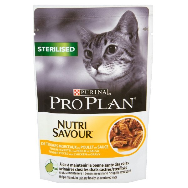 Purina Pro Plan Cat Sterilised kurczak saszetka 85g / 7613034848666