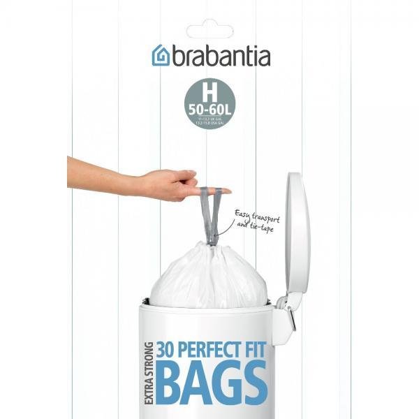 Brabantia Worki Rozmiar H MEGA PACZKA - 40-50L - 30 szt 375705