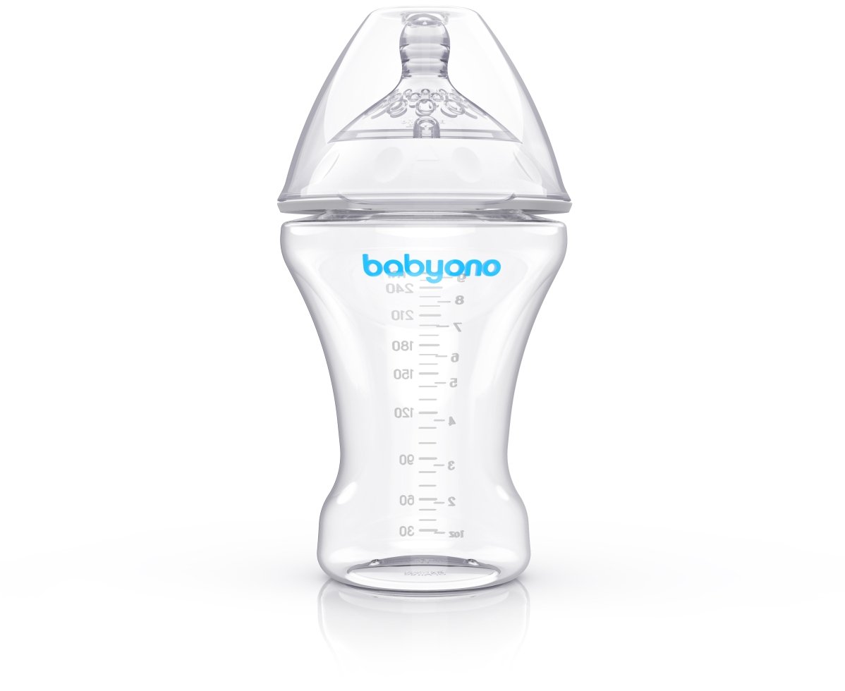 BabyOno Butelka antykolkowa 260 ml NATURAL NURSING