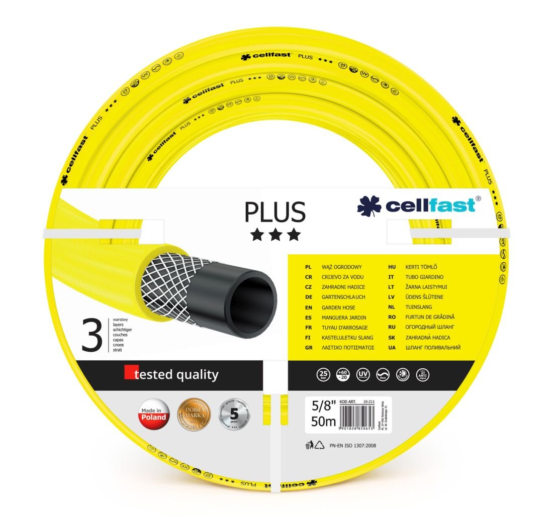 Cellfast Wąż ogrodowy PLUS 5/8 x 50m marki 10-211