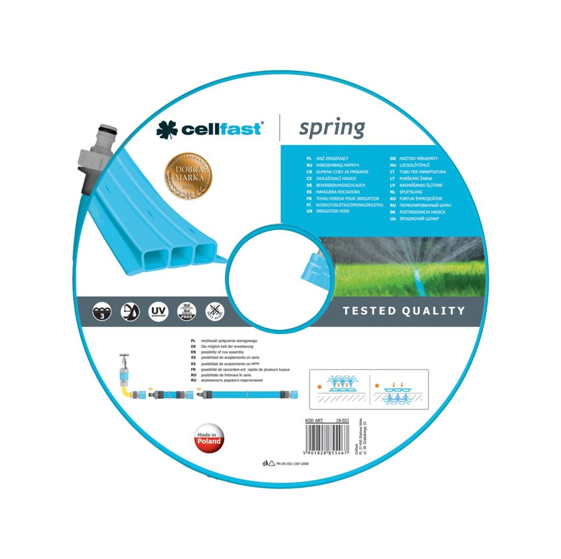 Cellfast Wąż zraszający Spring 15 m