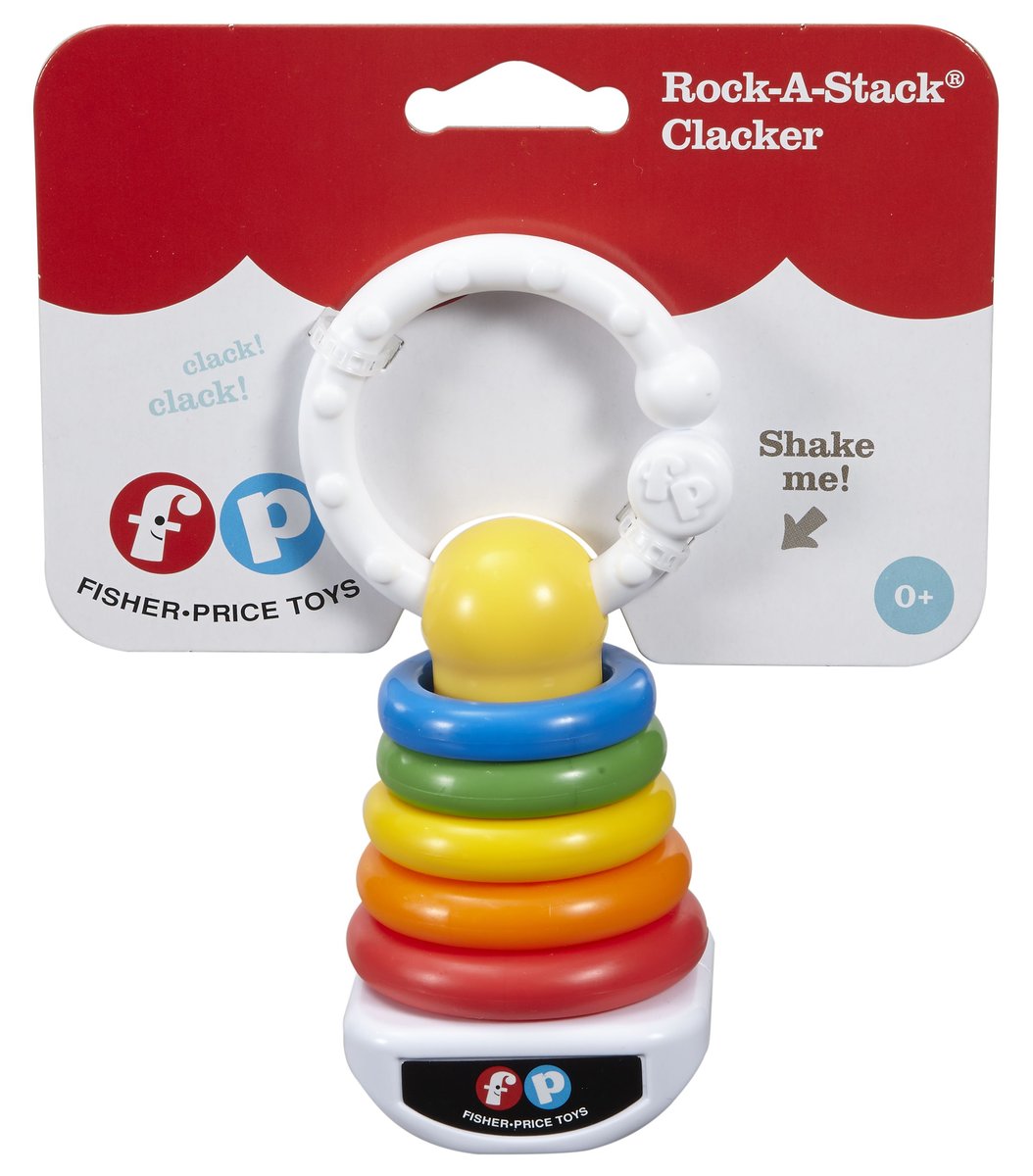 Fisher Price Grzechotka Piramida z kółek DFR09