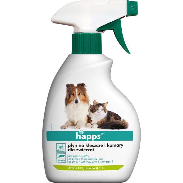 Bros HAPPS płyn na kleszcze i komary dla zwierząt 200ml