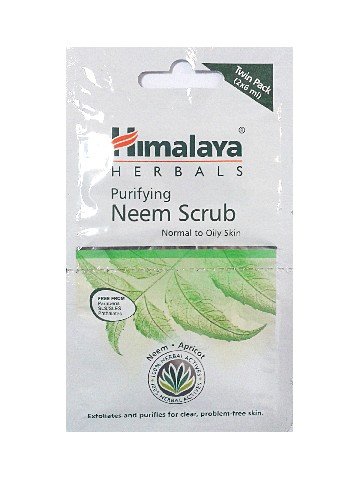 Himalaya Herbals Herbals, peeling do twarzy z neem cera normalna i mieszana, 2x6 ml
