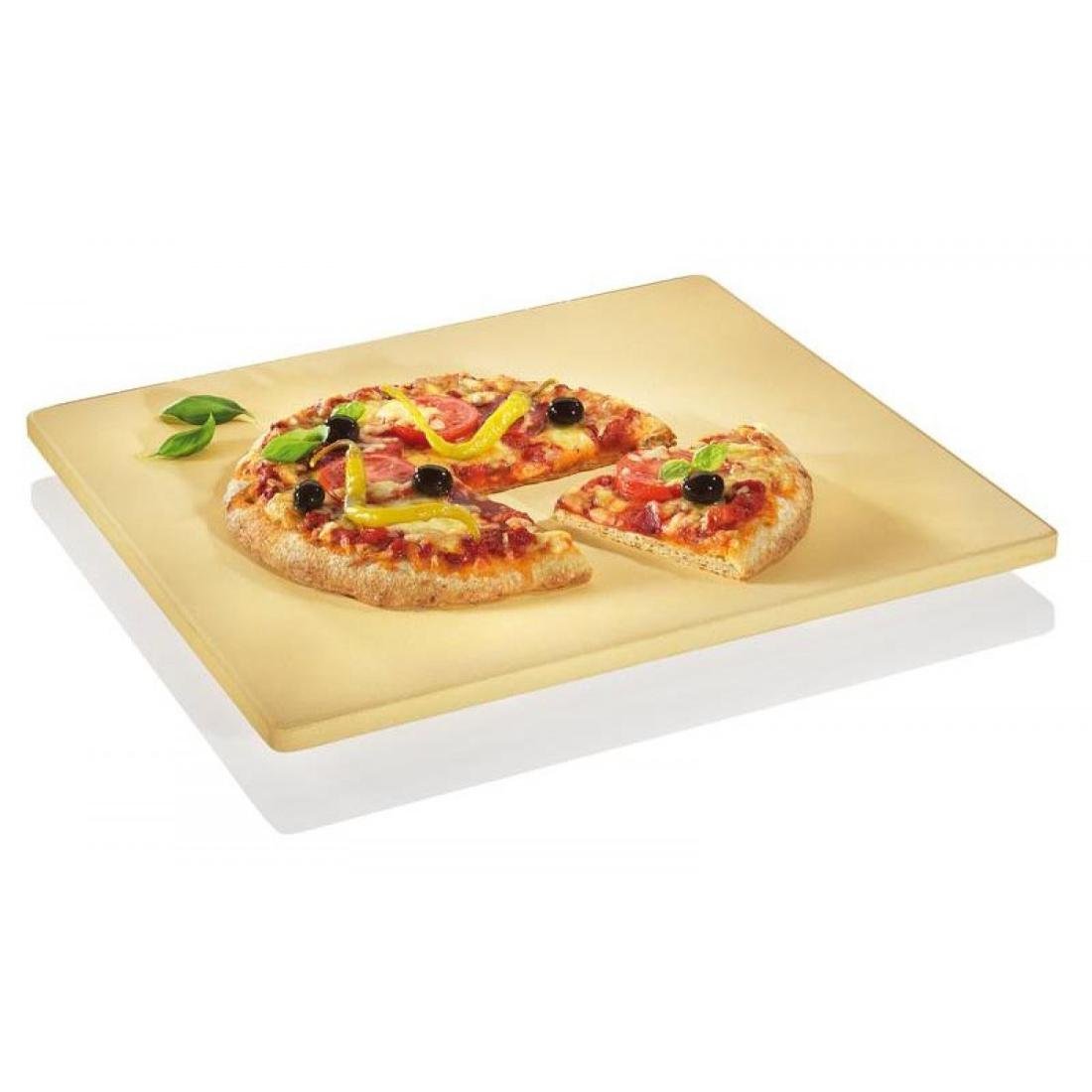 Kuchenprofi Kamień do pizzy z podstawką kwadratowy KU-1086150040