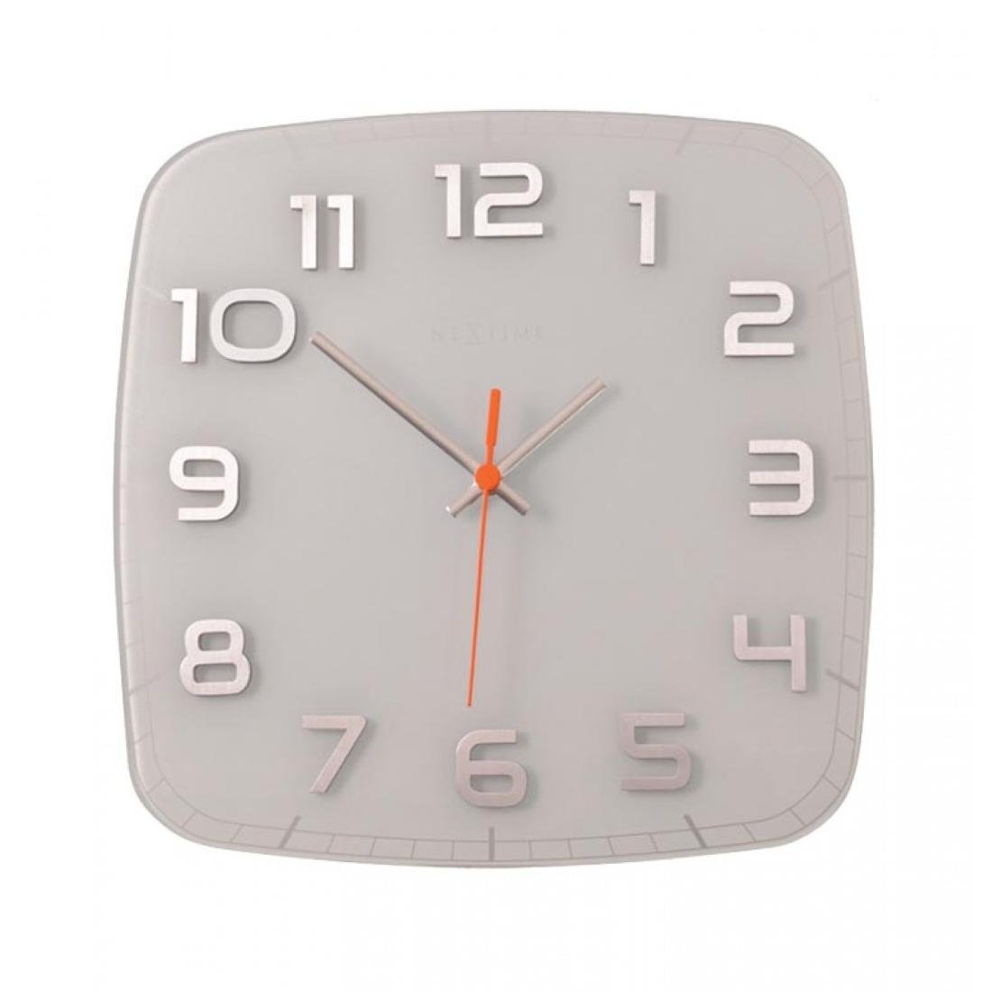 Nextime Zegar ścienny Classy Square biały 8816wi