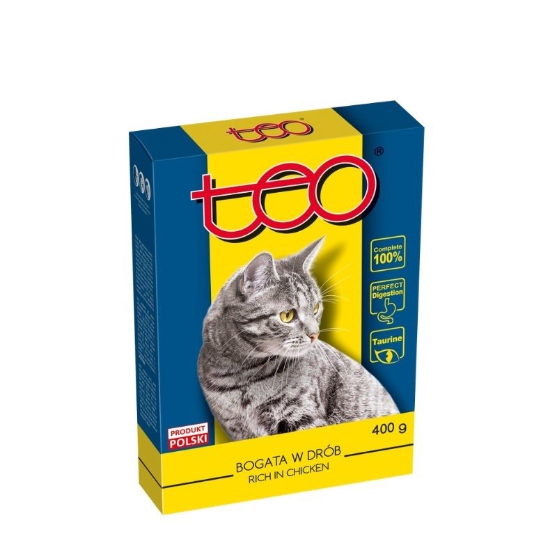 Teo Karma dla kota z drobiem, 400 g
