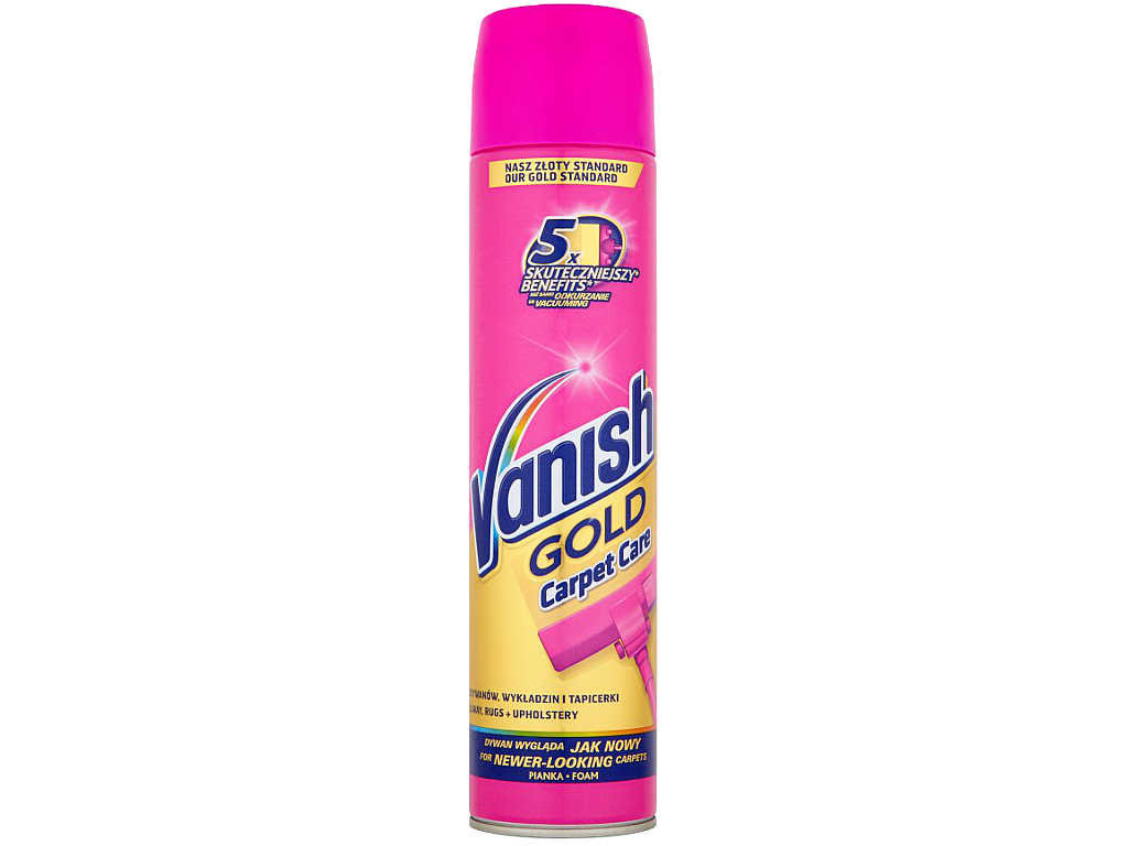 Vanish Pianka Vanish Clean & Fresh do często używanych powierzchni dywanów 600 ml (21835632)
