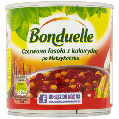 Bonduelle Danie na ciepło Meksykańskie chili con carne 430 g