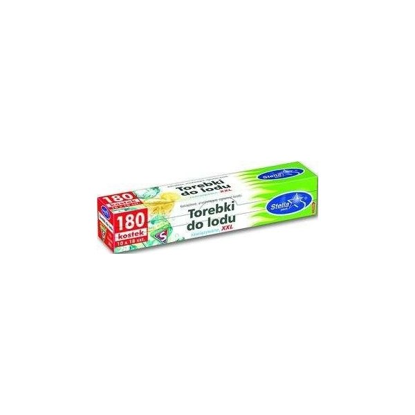 Torebki do lodu STELLA XXL, 180 kostek