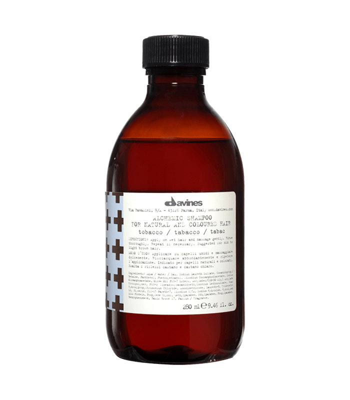 Davines alchemic Shampoo Tobacco (for Natural & MID to Light Brown Hair) 280 ML 8004608234074