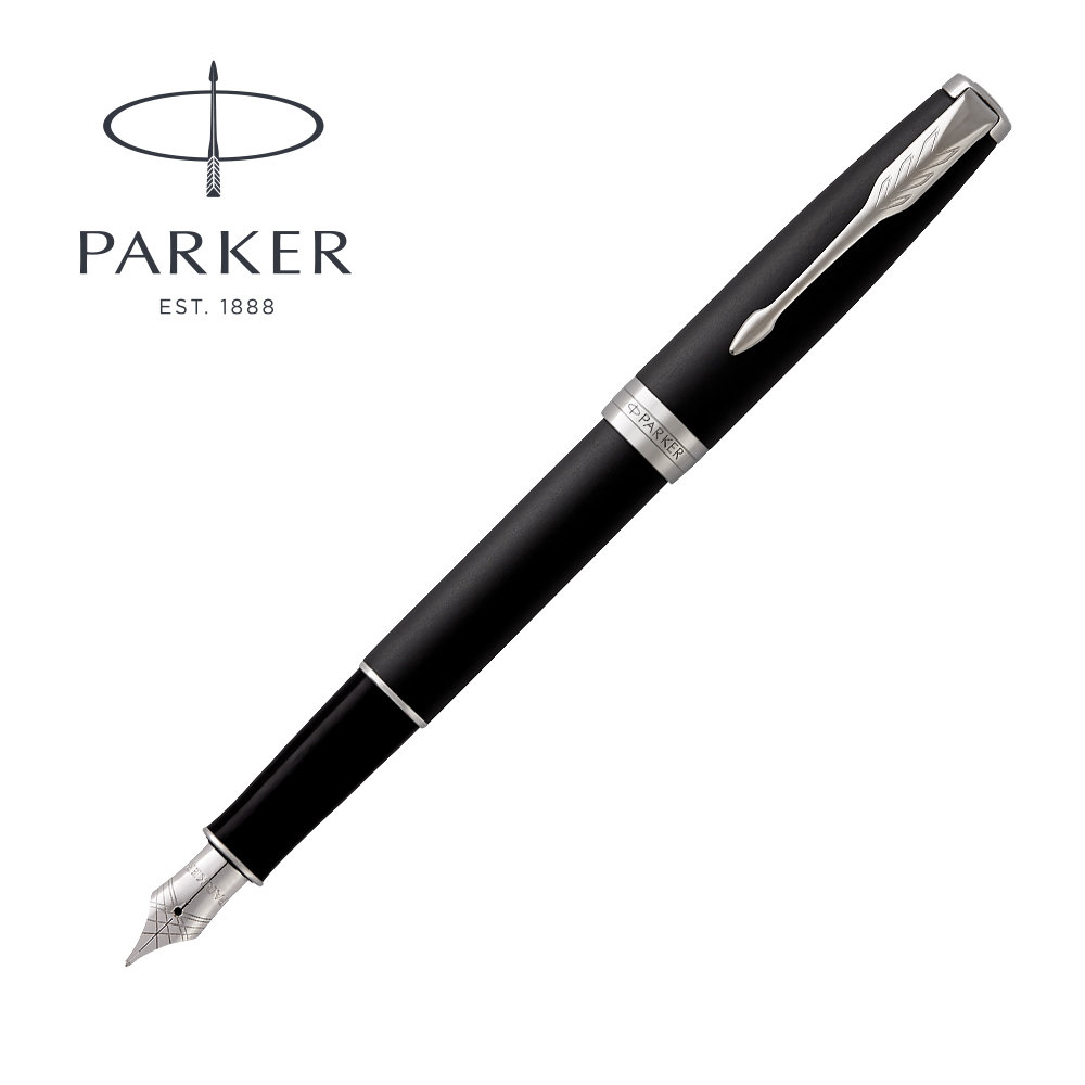 Parker 1931521 Pióro Wieczne (F) Sonnet Matte Black CT 1931521