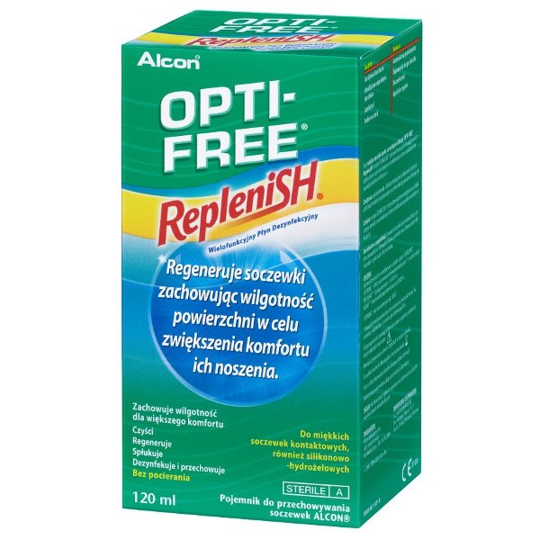 OPTI-FREE Replenish Płyn do soczewek - 120 ml - >>> DARMOWA od 99zł 