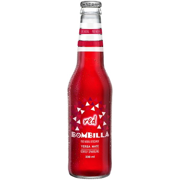 Bombilla Napój o smaku acai, granatu i żurawiny BOMBILLA Red Yerba Mate, 330 ml