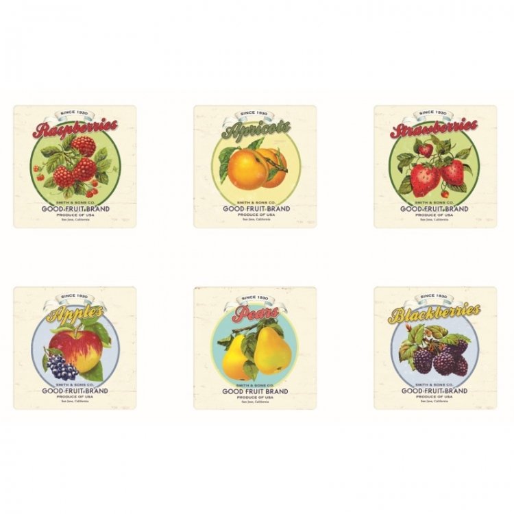 R2S Zestaw 6 podkładek korkowych R0609#FRUS R2S kora dębu R0609#FRUS