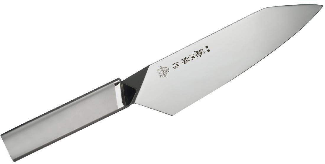 Tojiro Polerowany nóż Santoku Origami, 16,5 cm