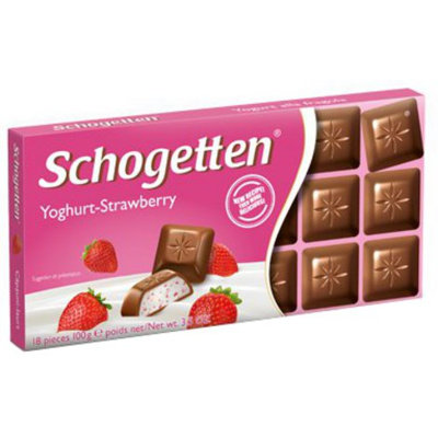 Schogetten Yoghurt & Strawberry 15x100g