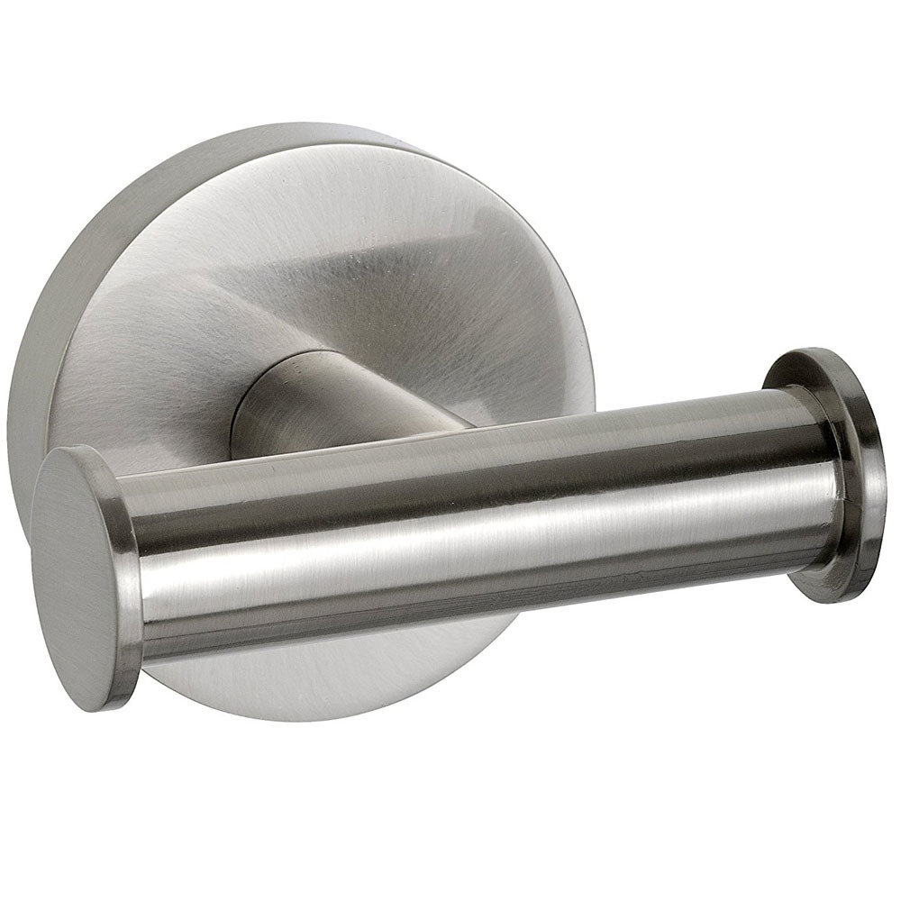 Wenko Wieszak łazienkowy VEROLI DUO Power-Loc stal matowa B00ES8VQDA