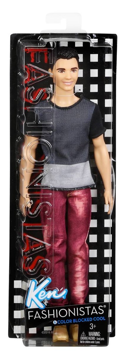 Barbie Fashionistas, lalka Stylowy Ken Blocked Cool
