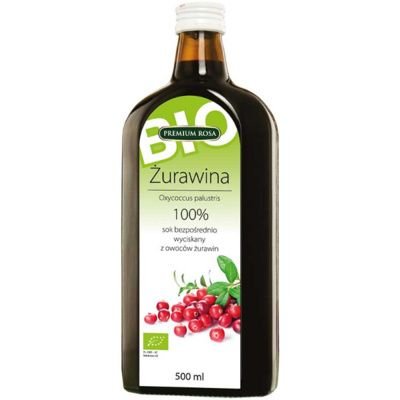 Żurawina sok 100% BIO B/C 500 ml