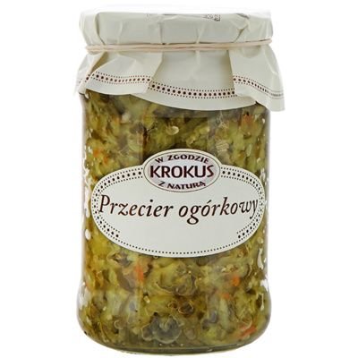 Krokus Przecier Ogórkowy Naturalny 340g - Krokus smaknatury-KROPRZECIEOGO