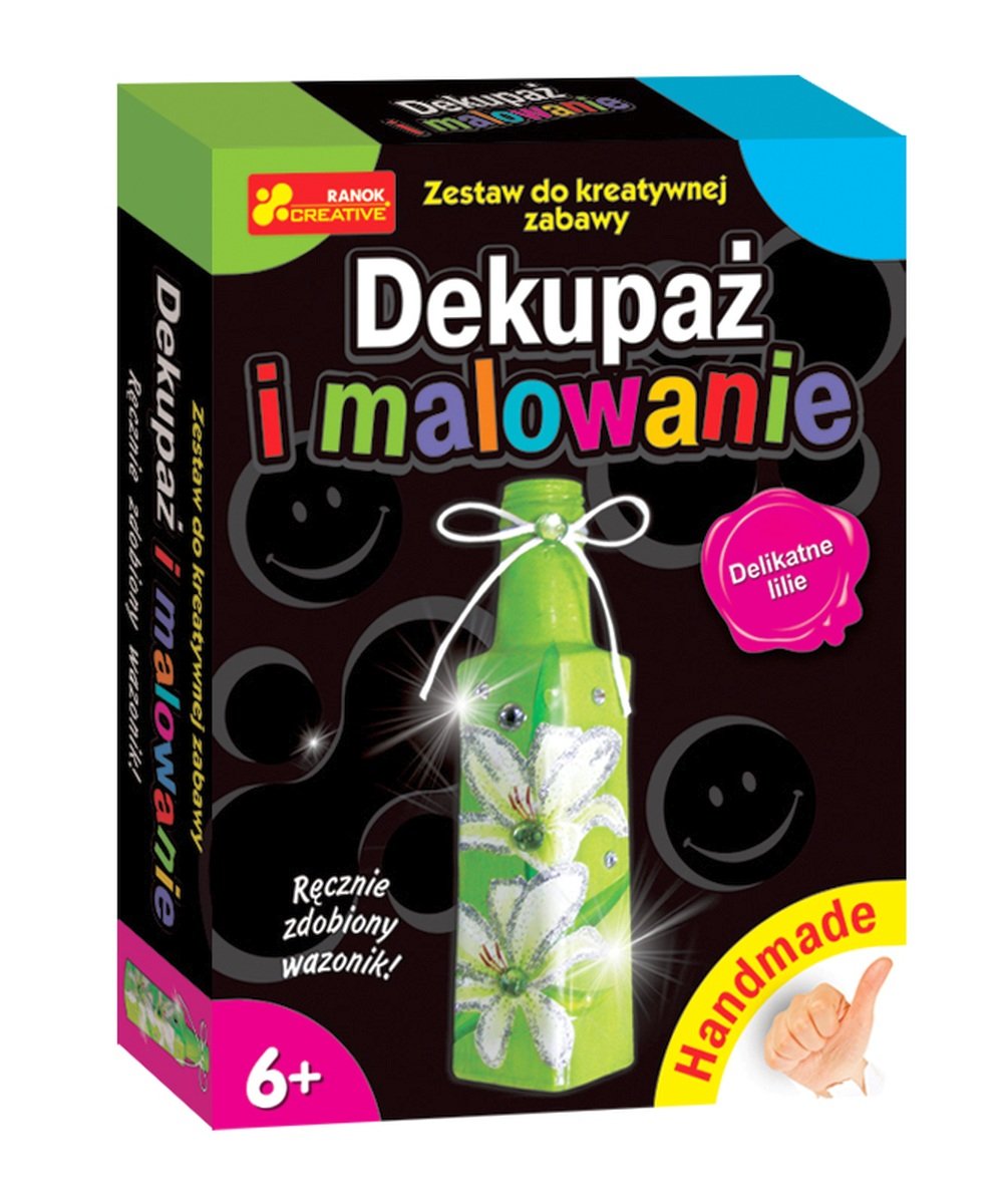 Ranok Dekupaż i malowanie Delikatne lilie CREATIVE