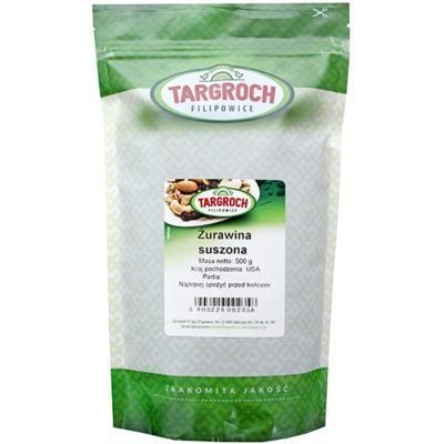 Targroch TAR-GROCH-FIL sp. j. Żurawina suszona cięta 500g