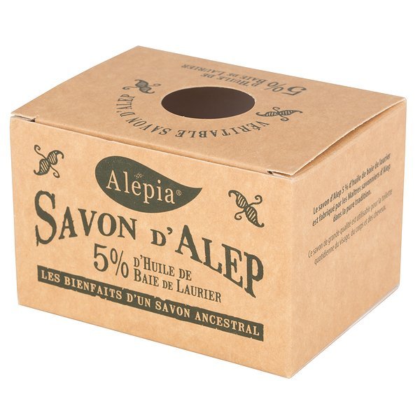 ALEPIA (mydła) MYDŁO ALEP 5% OLEJU LAUROWEGO 190 g - ALEPIA BP-3700479107244