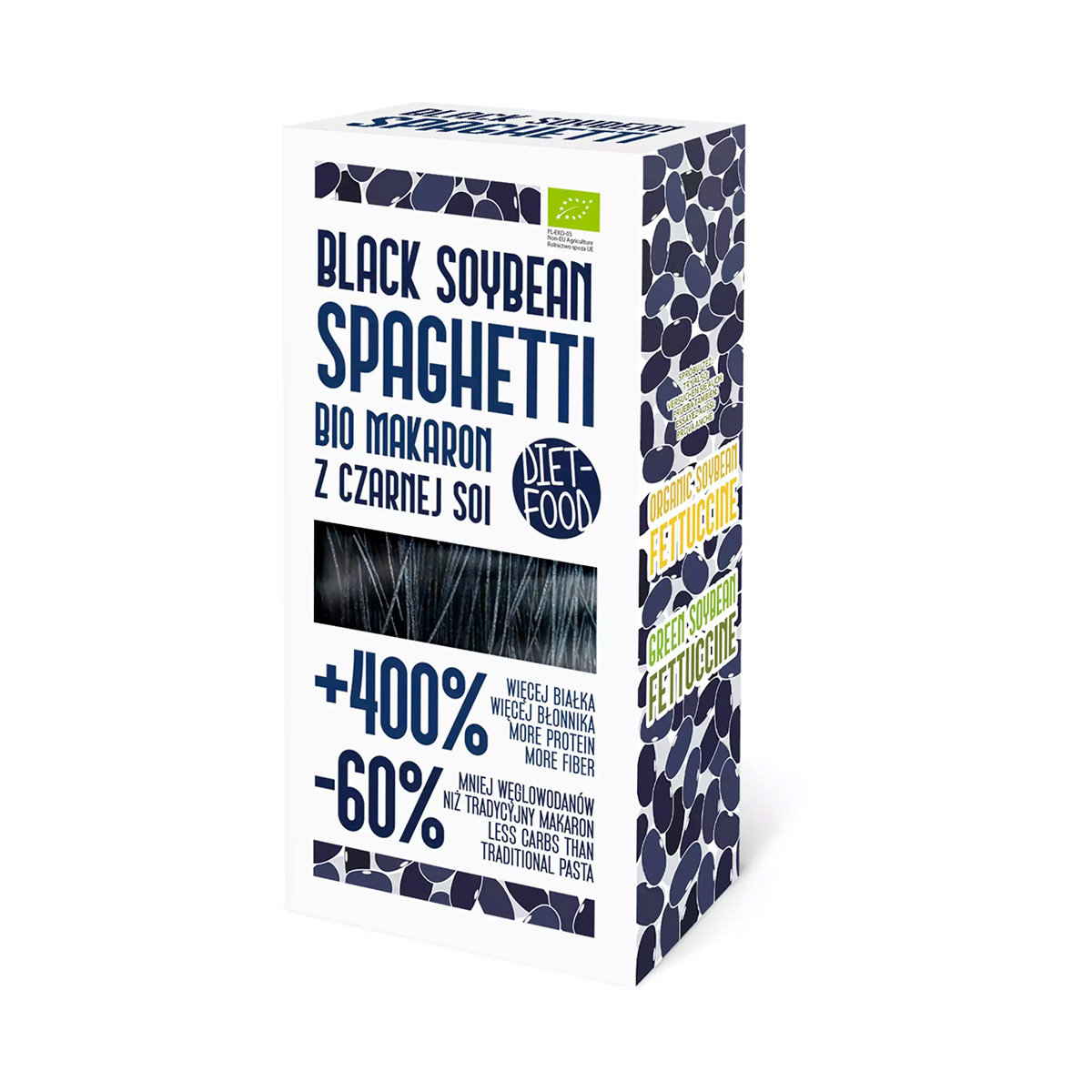 Diet-Food Makaron z czarnej soi Spaghetti 200 g