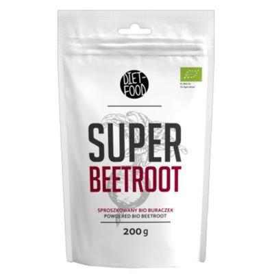 Diet-Food Super Beetroot Sproszkowany Bio Burak 200g EKO MIPBURAKSPROS