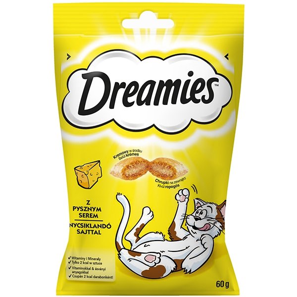 Dreamies Ser żółty - przysmak dla kota 60g MS_6671