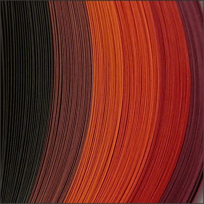 Dekor-Art-Serwis Sp. z o.o. Dekor-Art-Serwis, paski do qullingu, mix czerowno-brązowy