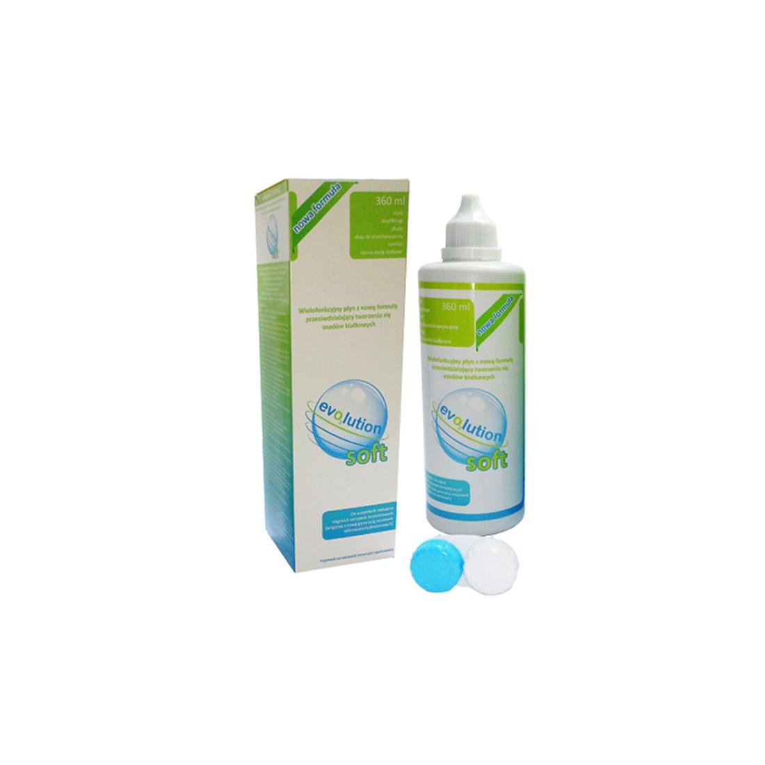 Evo2lution, Soft, płyn do soczewek, 360 ml