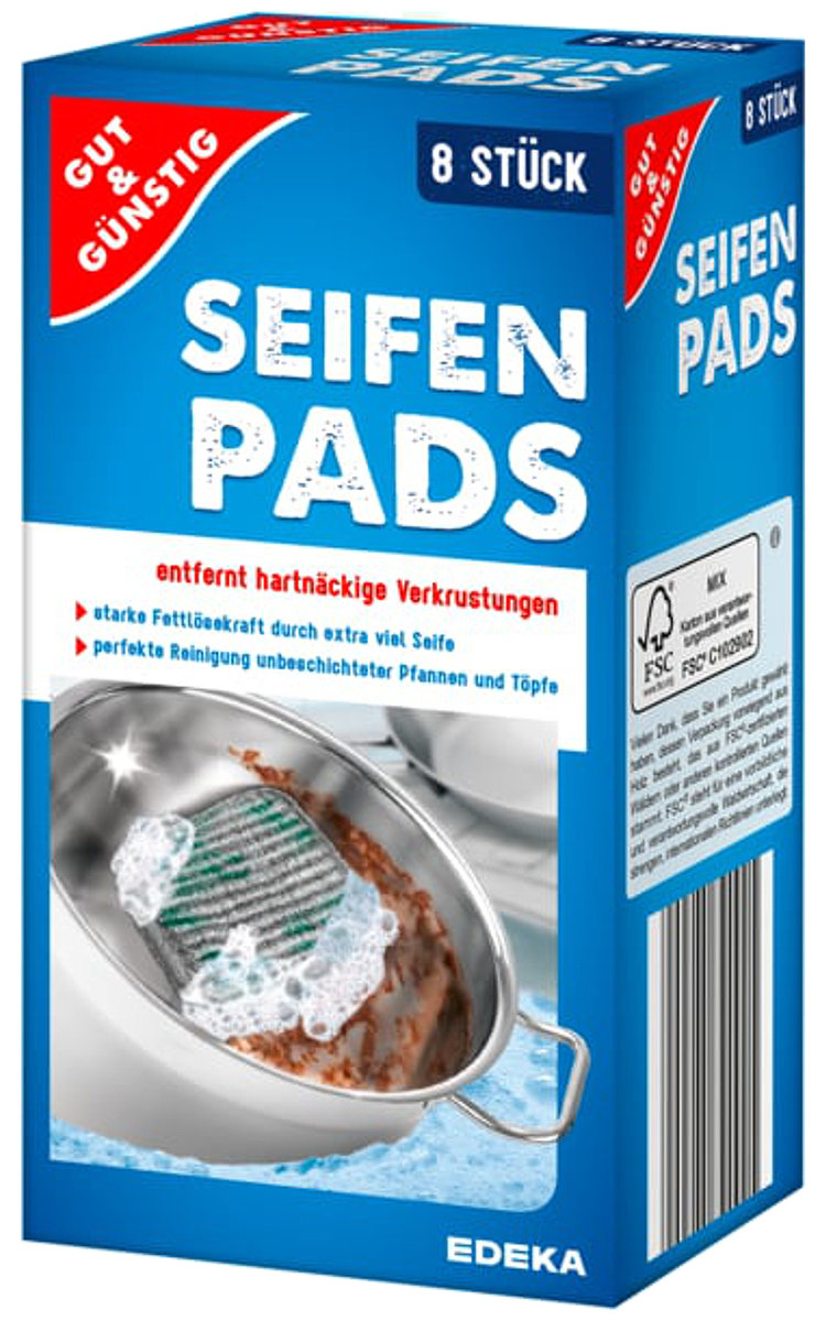 G&G Nasączone Gąbki Zmywaki Do Przypaleń 8SZT