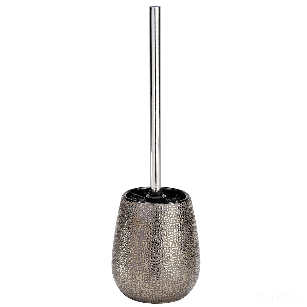 Wenko Pojemnik na szczotkę + szczotka WC Marrakesh, brązowy, 41x13 cm