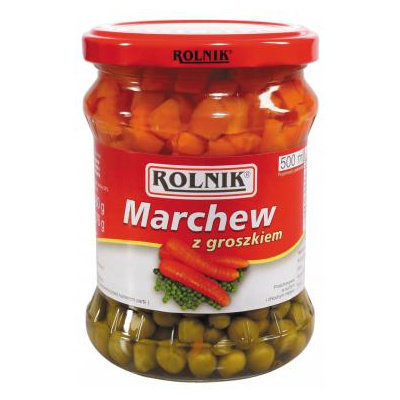 Rolnik Marchew z groszkiem 500 ml