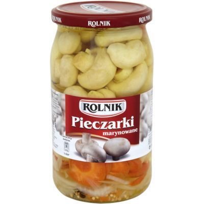 Pieczarki marynowane ROLNIK, 800 ml