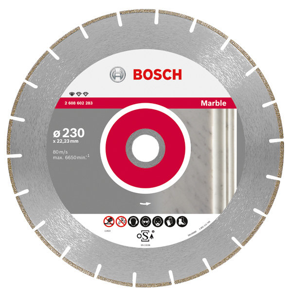Bosch DIAMENTOWA TARCZA TNĄCA DO MARMURU PROFESSIONAL FOR MARBLE 230 mm 26086022