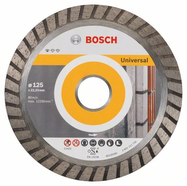 Bosch DIAMENTOWA TARCZA TNĄCA UNIWERSALNA PROFESSIONAL FOR UNIVERSAL TURBO 125 m