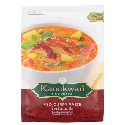 PASTA CURRY CZERWONA KANOKWAN 50G