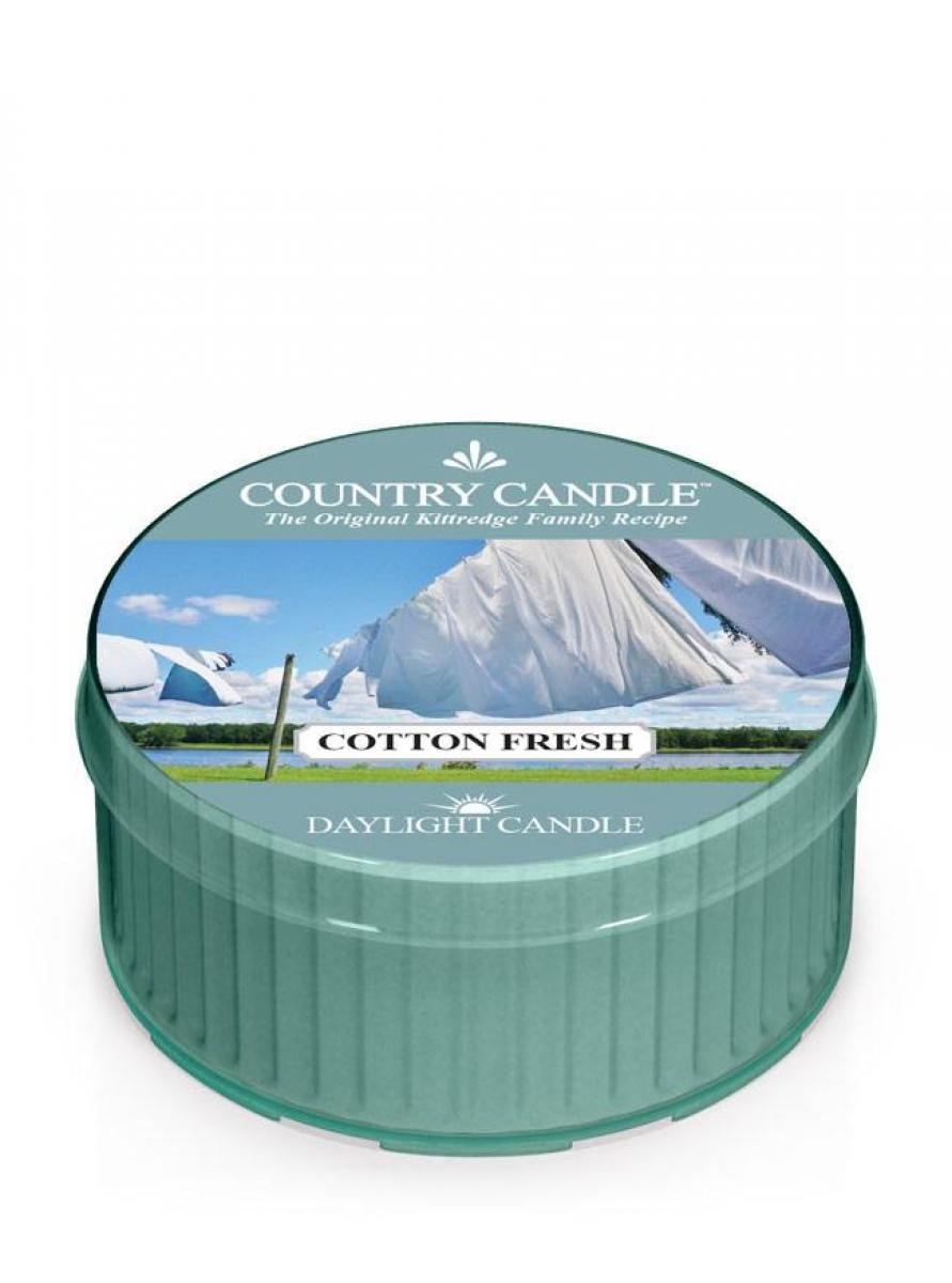 Country Candle Daylight świeczka zapachowa Cotton Fresh 35 g