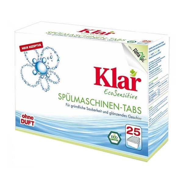KLAR (środki czystości) KLAR środki czystości) TABLETKI DO ZMYWAREK ECO 25 szt.) KLAR