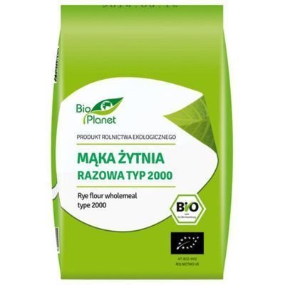 Bio Planet MĄKA ŻYTNIA RAZOWA TYP 2000 BIO 1 kg