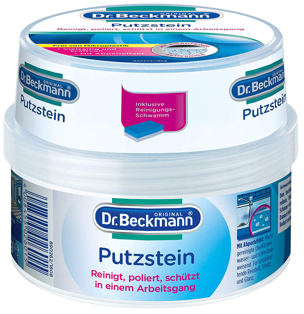 Dr. Beckmann Delta Pronatura Pasta z gąbką Dr Putzstein 400g