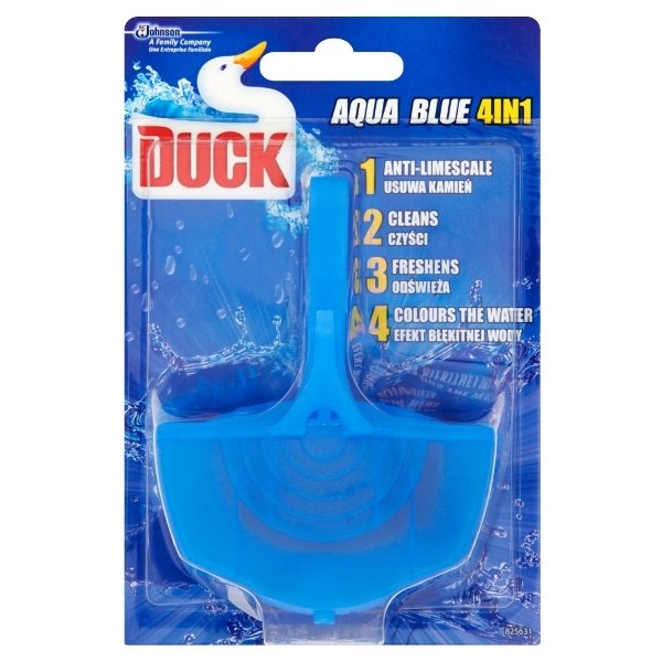 Duck AQUA BLUE - Zawieszka do WC DO TOALET 40g (634865)
