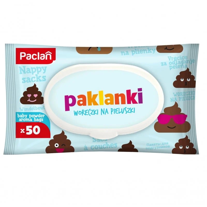 Paclan Paklanki Worki na pieluszki 50 sztuk 5900942345960