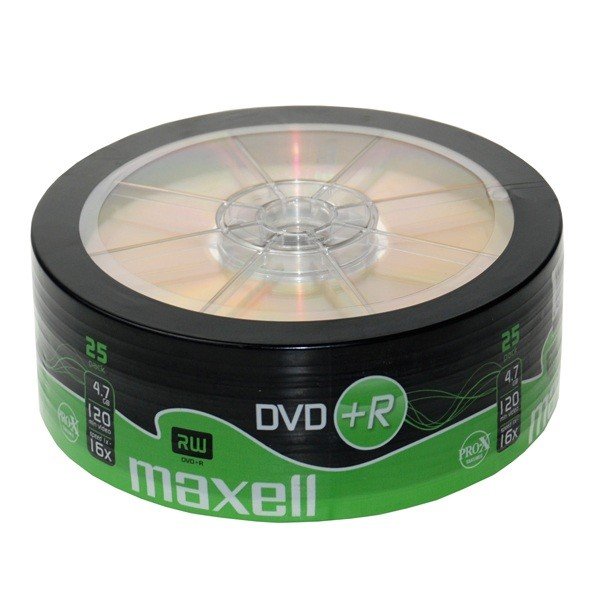 Maxell płyta DVD+R 4,7 16x Szpula 25 275735.40